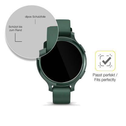 2x Screen Protector for Garmin Lily 2 Active Protective Film covers 100% dipos