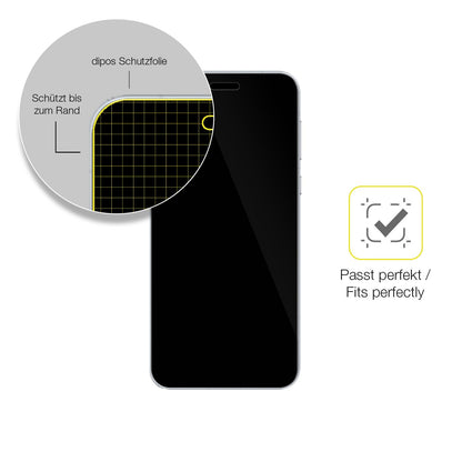 Schutzfolie mit optimaler Passform, zur Verwendung mit Hüllen geeignet