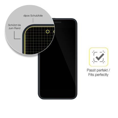 2x Screen Protector for Mobicel MX3 Plus Protective Film covers 100% dipos Flex