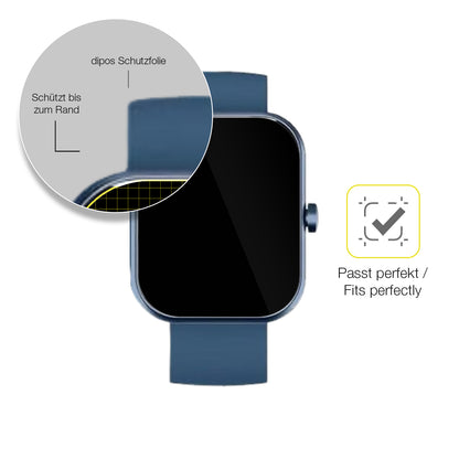 2x Screen Protector for Fempoin P99 1.95 Zoll Protective Film covers 100% dipos