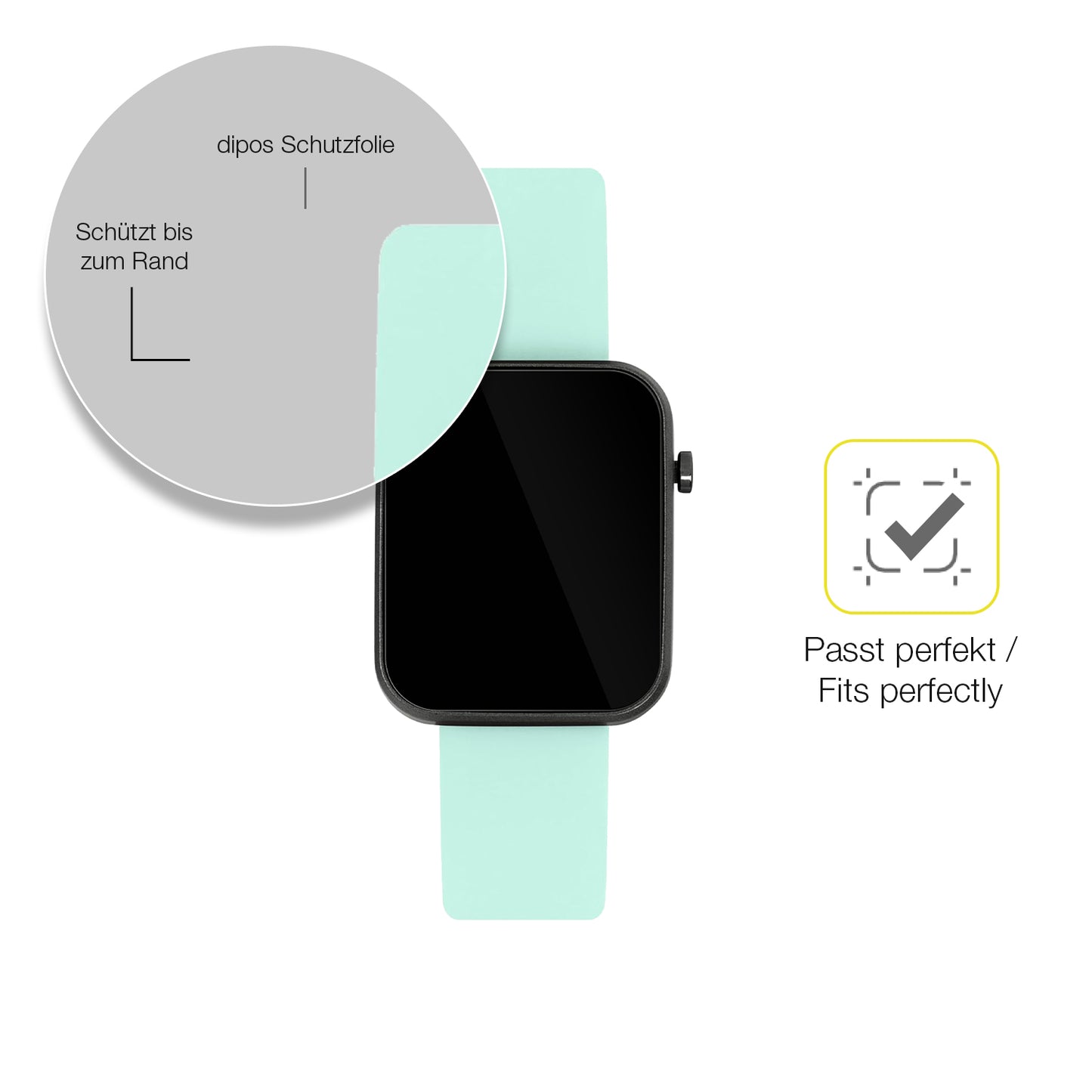 2x Screen Protector for Tikkers Series 13 Protective Film covers 100% dipos Flex