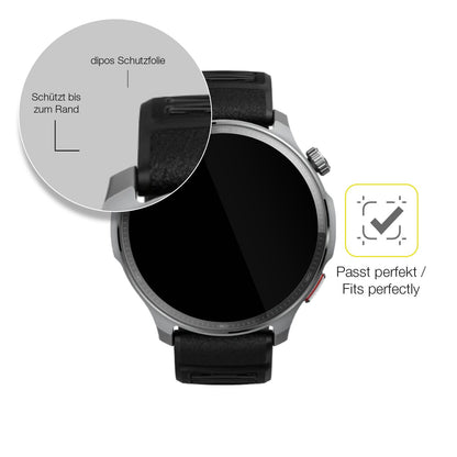 2x Screen Protector for Huami Amazfit Balance 2 XT Protective Film covers 100%
