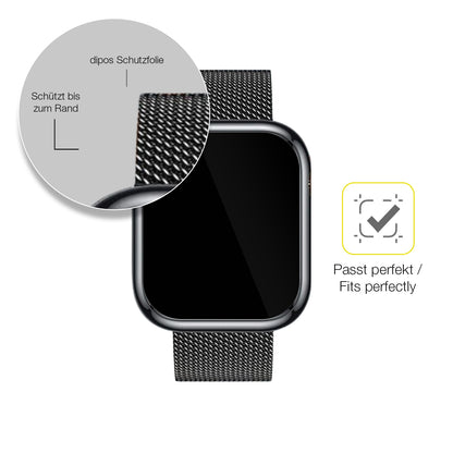 2x 3D Full Cover Schutzfolie für Ruxingx 1.47 Zoll Smartwatch
