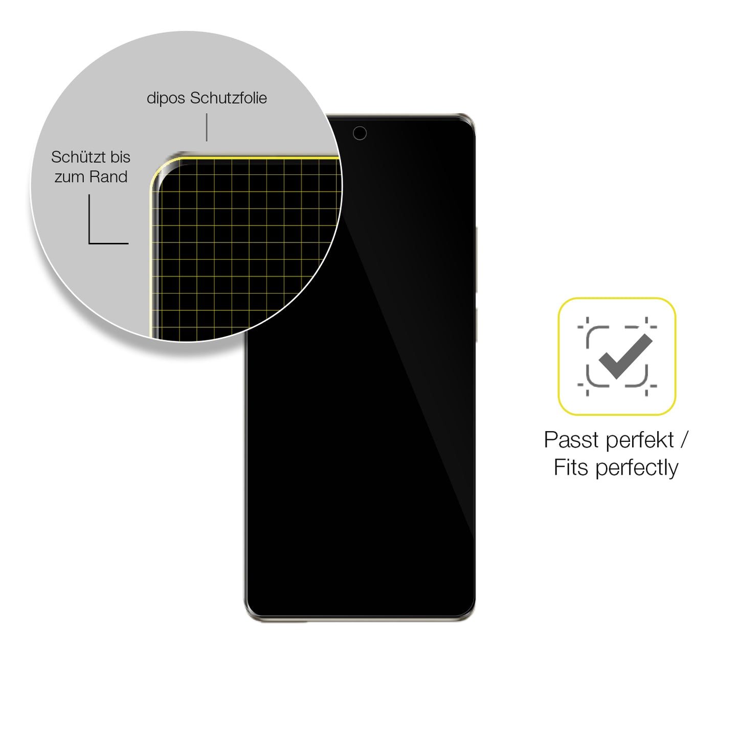 2x 3D Full Cover Schutzfolie für Ulefone Note 17 Pro