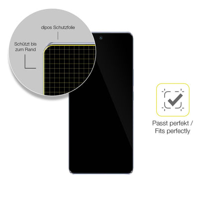 2x Screen Protector for Infinix Zero 30 4G Protective Film covers 100% dipos