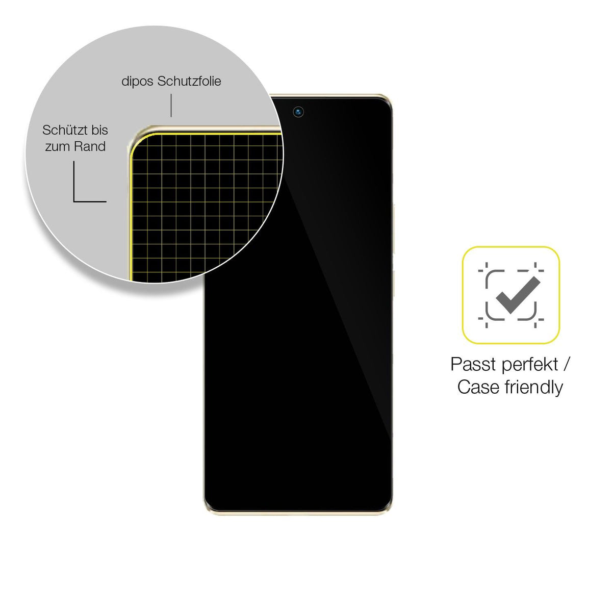 2x Screen Protector for Infinix Zero 30 Protective Film covers 100% dipos Flex