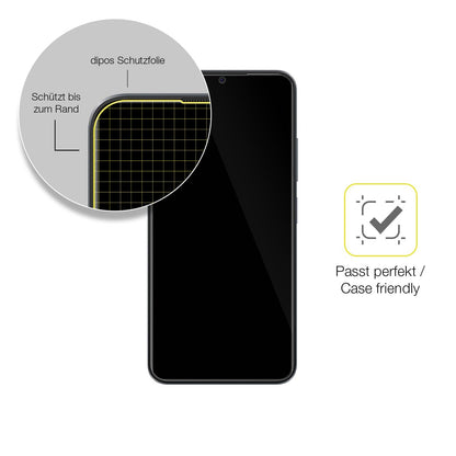 2x Screen Protector for ZTE Blade A54 4G Protective Film covers 100% dipos Flex