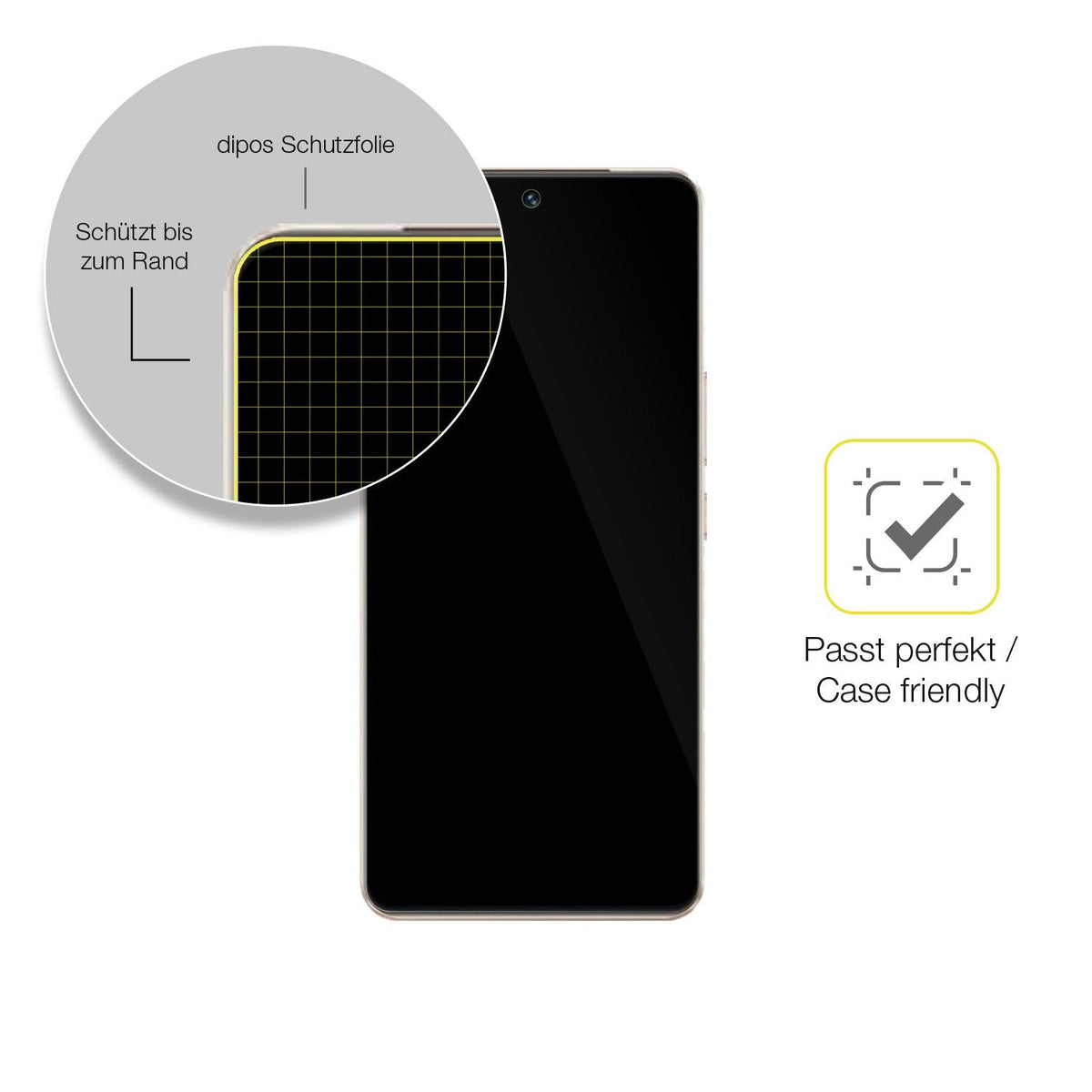 2x Screen Protector for VIVO Y200 Protective Film covers 100% dipos Flex