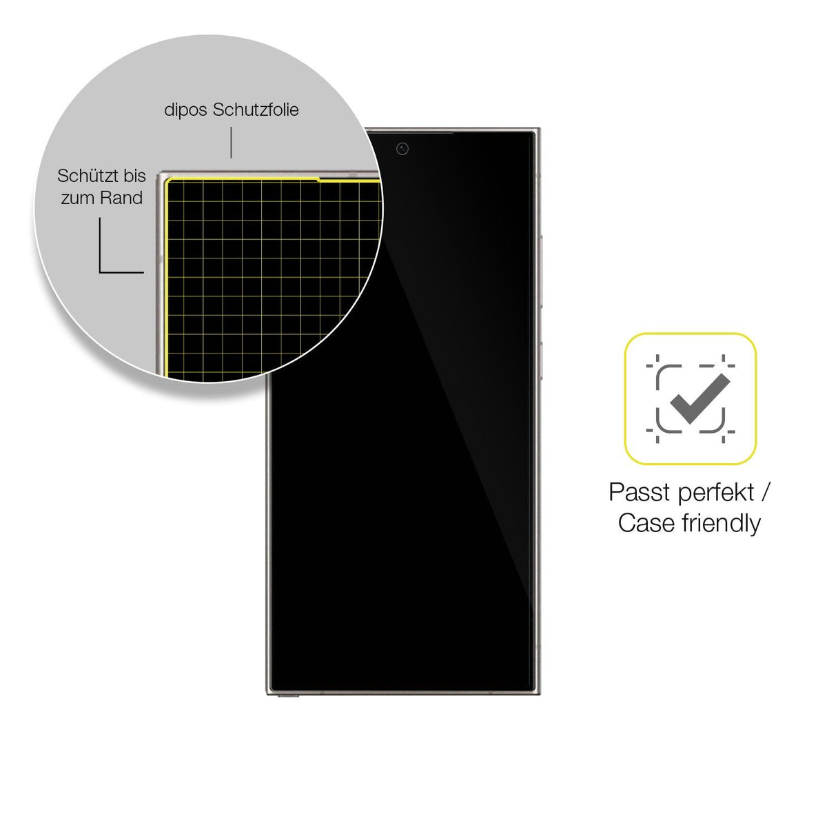dipos FLEX 2x Clear Screen Protector for Samsung Galaxy S24 Ultra