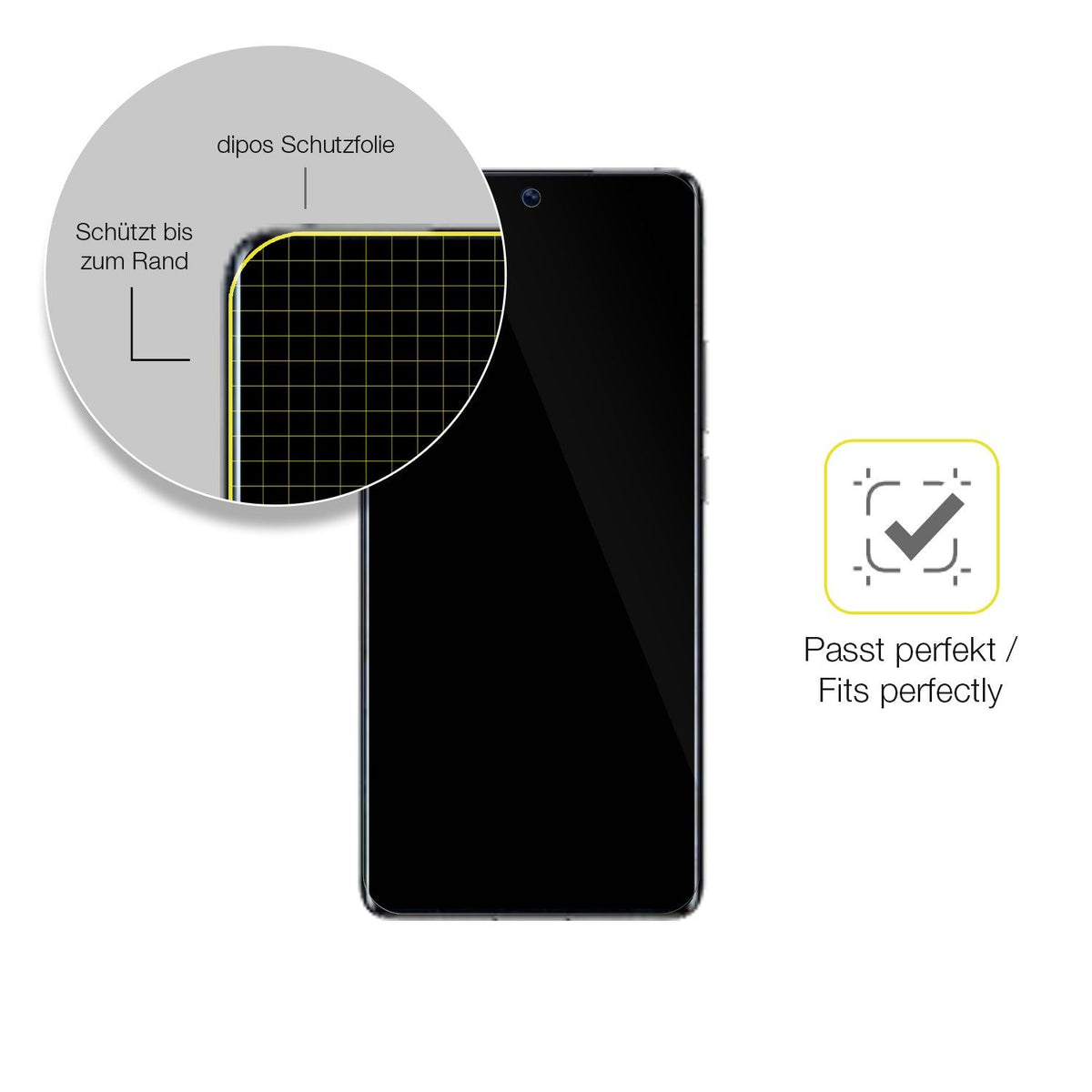 3x Screen Protector for Meizu 20 Pro Protective Film covers 100% dipos Flex