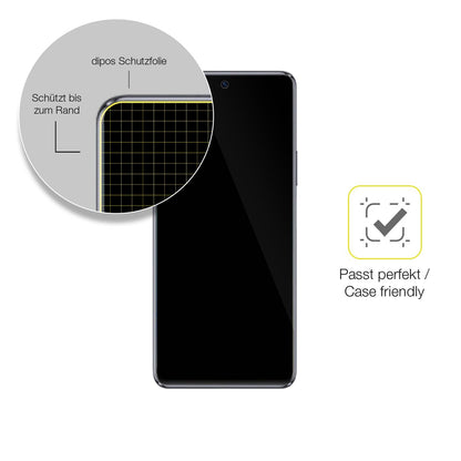2x Screen Protector for Wiko 5G Protective Film covers 100% dipos Flex