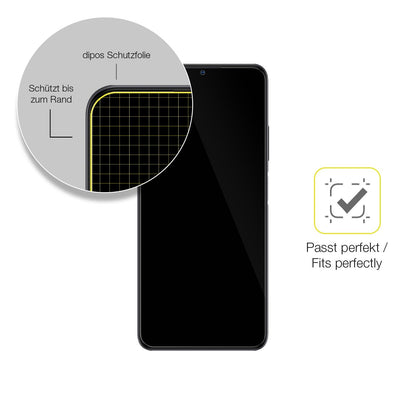 3x Screen Protector for ZTE Blade A72 5G Protective Film covers 100% dipos Flex