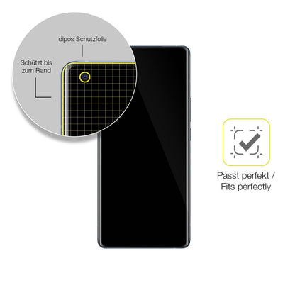 2x Screen Protector for VIVO X50 Pro Plus Protective Film covers 100% dipos Flex