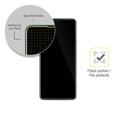 2x Full Cover Screen Protector for itel A49 – Covers Curved Edges | dipos