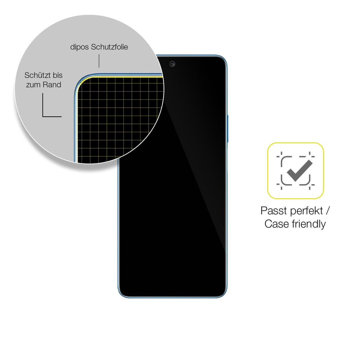 2x Screen Protector for Huawei Honor Magic 4 Lite Protective Film covers 100%