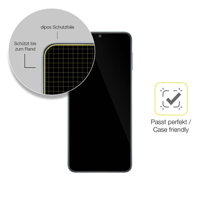 Full Cover Screen Protector for Samsung Galaxy M32 5G – Covers Curved Edges | dipos