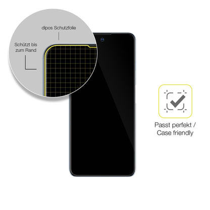 2x Screen Protector for ZTE Blade V40 Protective Film covers 100% dipos Flex