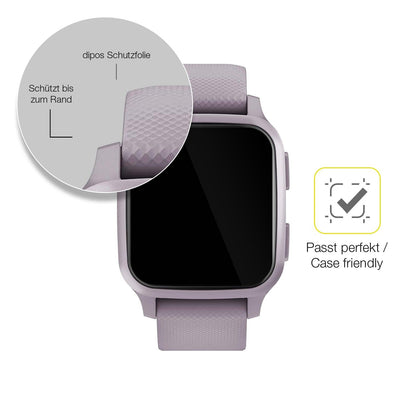 2x Screen Protector for Garmin Venu Sq Protective Film covers 100% dipos Flex