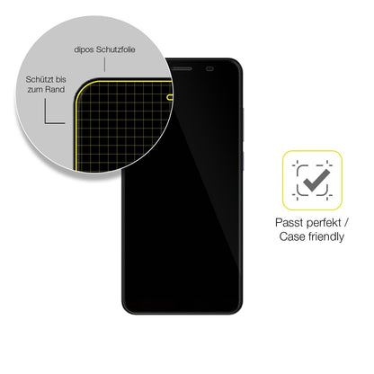2x Screen Protector for Lava Iris 88S Protective Film covers 100% dipos Flex