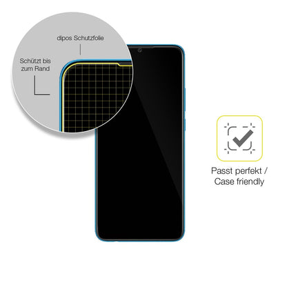 3x Screen Protector for Oppo A16e Protective Film covers 100% dipos Flex