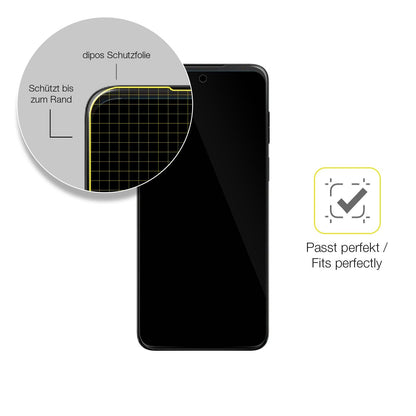 2x Screen Protector for Motorola Moto G55 5G Protective Film covers 100% dipos