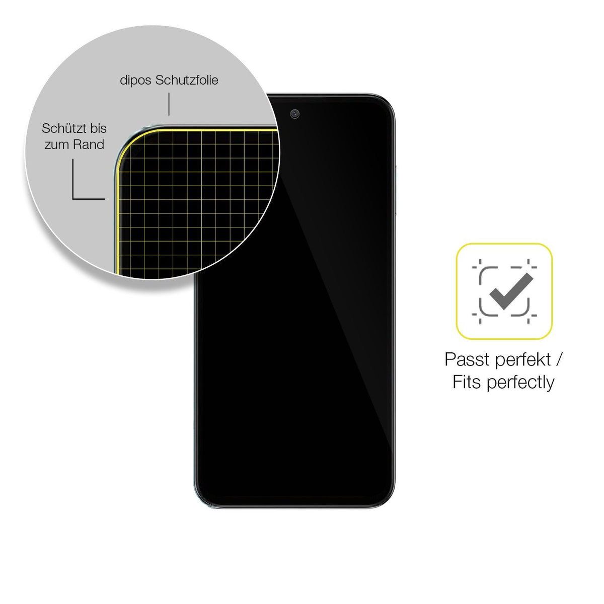 2x Screen Protector for Samsung Galaxy M35 5G Protective Film covers 100% dipos