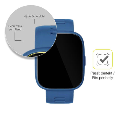2x Screen Protector for BiggerFive Smartwatch Kinder Protective Film covers