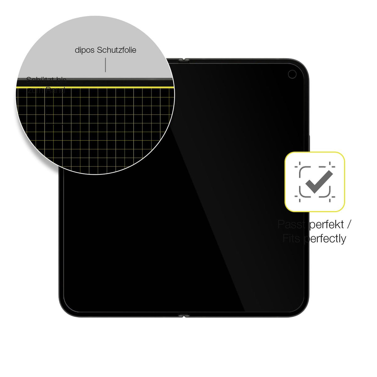 2x Screen Protector for Google Pixel 9 Pro Fold Innenseite Protective Film