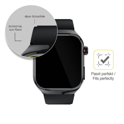 2x Screen Protector for TK 16 Smartwatch 2.04 Zoll Protective Film covers 100%
