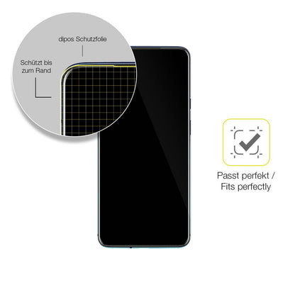 2x Screen Protector for OnePlus 7T Pro Protective Film covers 100% dipos Flex