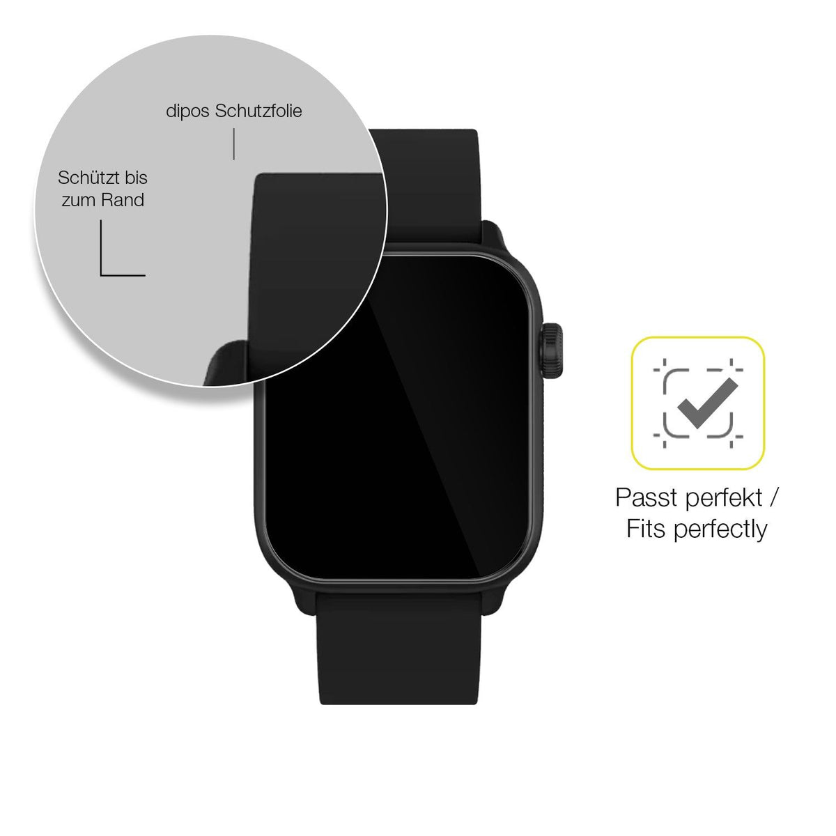 2x Screen Protector for Xplora Xmove Protective Film covers 100% dipos Flex