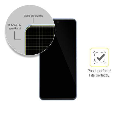 2x Screen Protector for Blackview Shark 9 Protective Film covers 100% dipos Flex