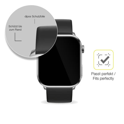 2x Screen Protector for Ice-Watch Smart 3.0 1.78 Zoll Protective Film covers