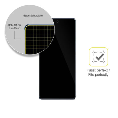 2x Screen Protector for Lava Blaze Duo Protective Film covers 100% dipos Flex