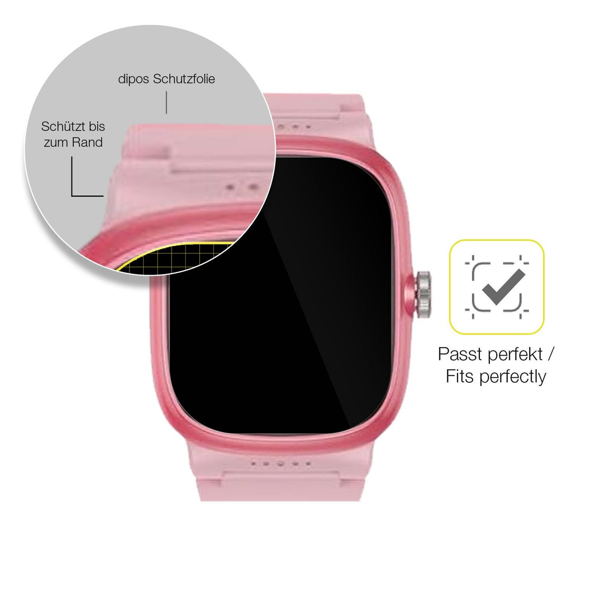 2x Screen Protector for Anyloop ALK1 Protective Film covers 100% dipos Flex