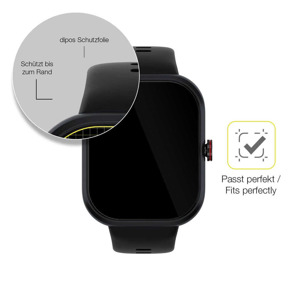 2x Screen Protector for Honor Choice Connected Protective Film covers 100%