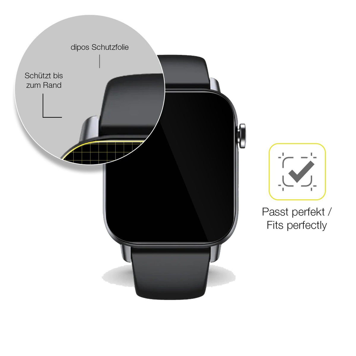 2x Screen Protector for Gard Pro Health Smartwatch 2+ Protective Film covers