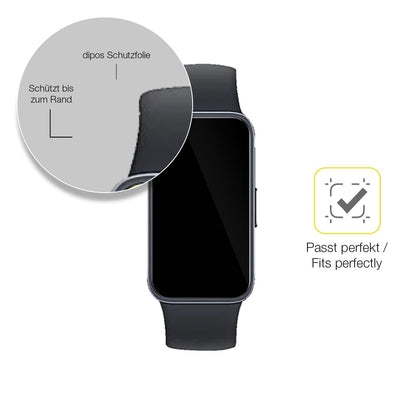 2x Screen Protector for Huawei Band 10 Protective Film covers 100% dipos Flex