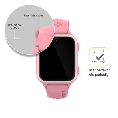 2x Screen Protector for Garett Kids Vibe 4G Protective Film covers 100% dipos