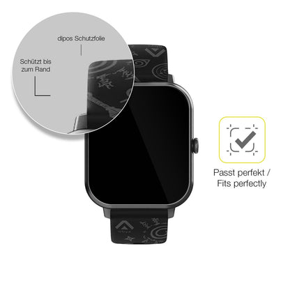 2x Screen Protector for Abyx FIT Touch 3 1.83 Zoll Protective Film covers 100%