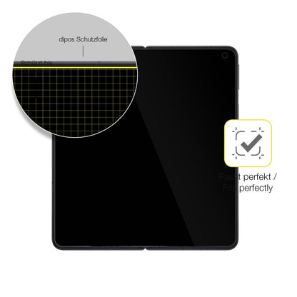 2x Screen Protector for Oppo Find N5 Innenseite Protective Film covers 100%