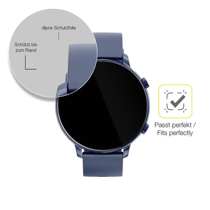 2x Screen Protector for Hwagol 1.43 Zoll Smartwatch Protective Film covers 100%