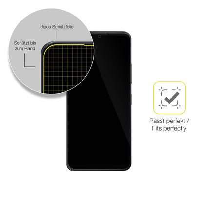 2x Screen Protector for HMD Aura 2 Protective Film covers 100% dipos Flex