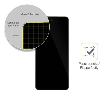 2x Screen Protector for Realme P3x 5G Protective Film covers 100% dipos Flex