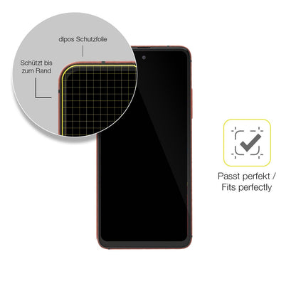 2x Screen Protector for Nuu Mobile N20 Protective Film covers 100% dipos Flex