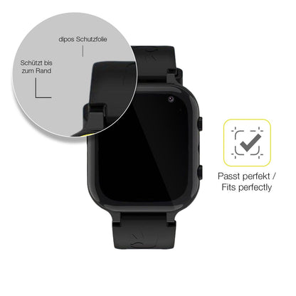 2x Screen Protector for Ruopoem Smartwatch Kinder Protective Film covers 100%