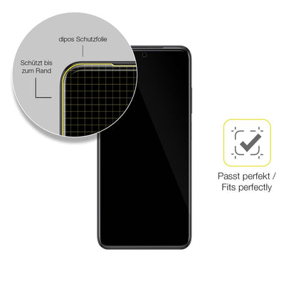 2x Screen Protector for Xiaomi Poco M5s Protective Film covers 100% dipos Flex