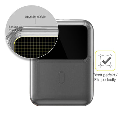 2x Screen Protector for hganus PowerBank H5 Protective Film covers 100% dipos