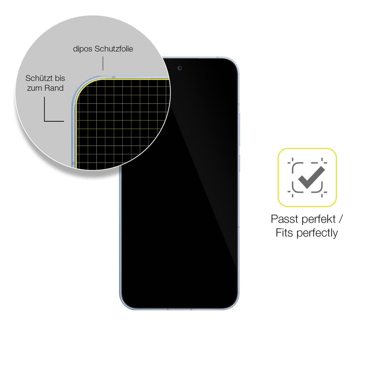 2x Screen Protector for Oppo Reno 13 Pro 5G Protective Film covers 100% dipos