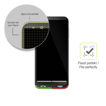 2x Screen Protector for Emporia SUPEReasy Protective Film covers 100% dipos Flex